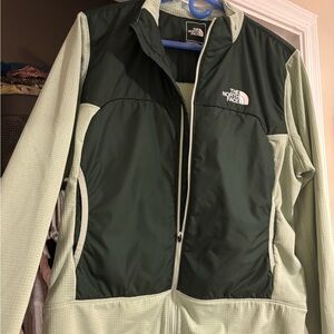 The North Face Olive Green Two-Tone Women's Jacket